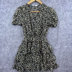 Purple Snow Dress Womens Small Daisy Cottagecore Romantic Soft Girl Coquette